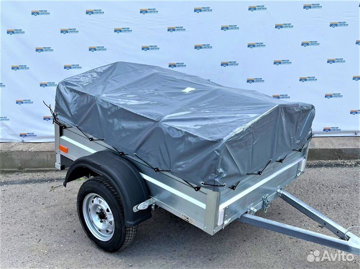 Прицеп 1,7 х1,3м Самосвал Борт 30см Рама Цинк