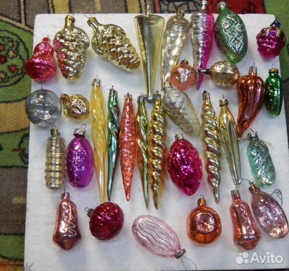 Елочные игрушки СССР