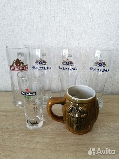 Пивные бокалы кружки