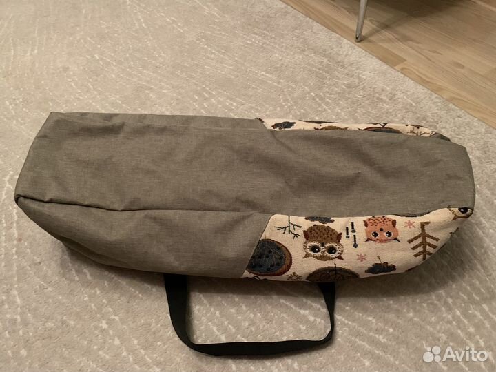 Коврик для йоги и фитнеса с сумкой чехлом