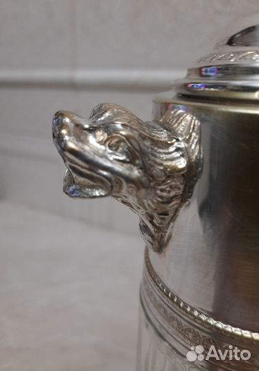 Графин/декантер винтаж серебрение Италия 60гг