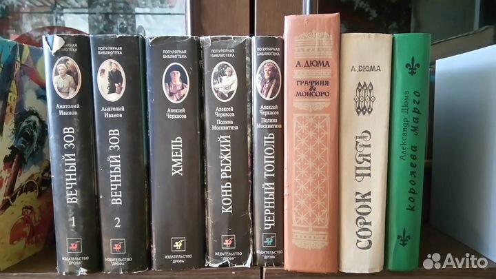 Зарубежные романы, отечественная литература