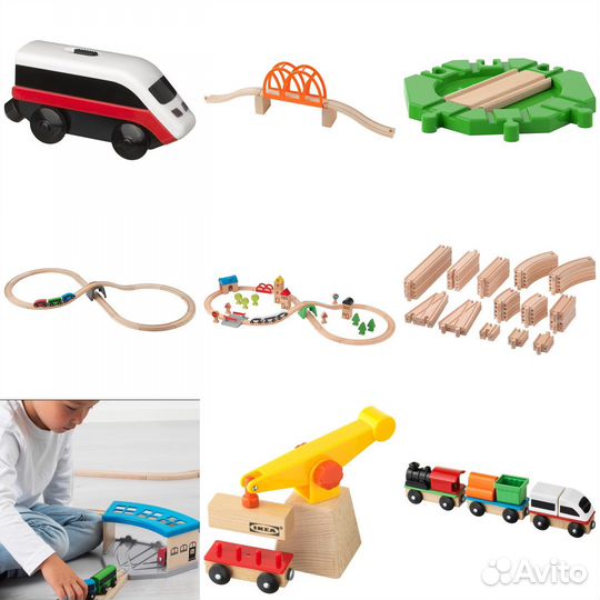 Железная дорога IKEA и доп детали