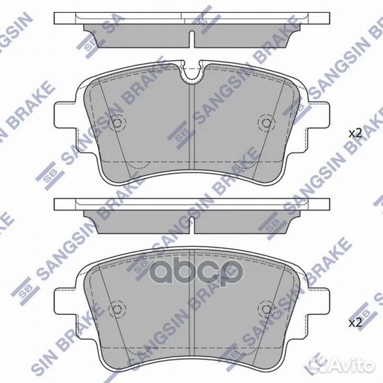 Колодки тормозные дисковые SP4474 Sangsin brake