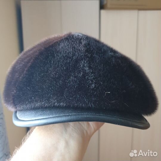 Мужская кепка восьмиклинка мех норки