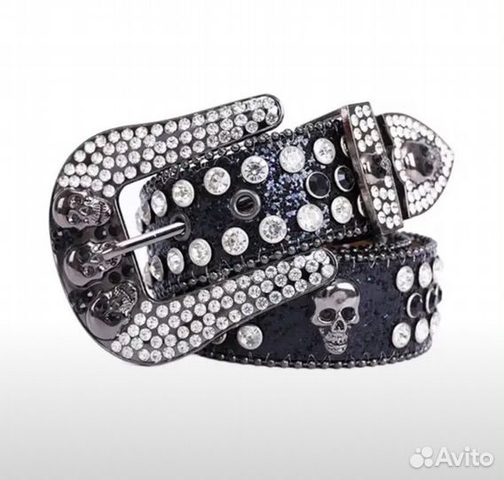Ремень со стразами y2k