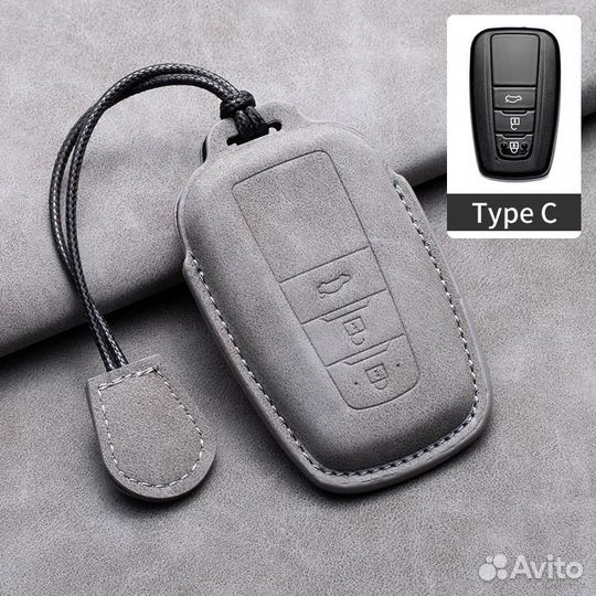 Кожаный чехол для автомобильного ключа Toyota