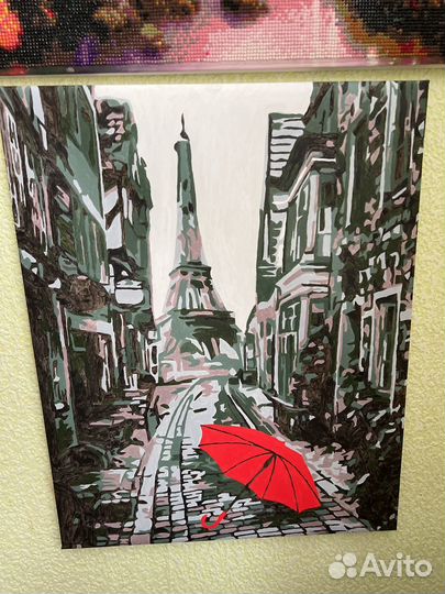 Картины по номерам раскрашенная