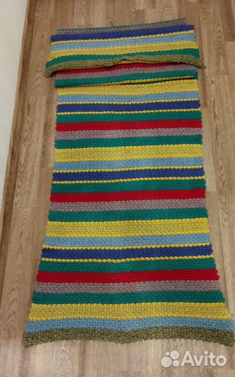 Плед дорожка ручной работы новый