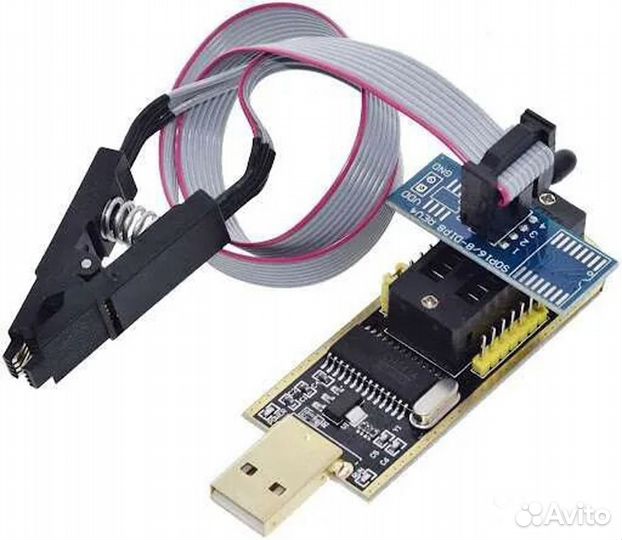 Программатор микросхем и bios CH341A Pro