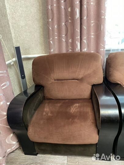 Угловой диван с креслом бу