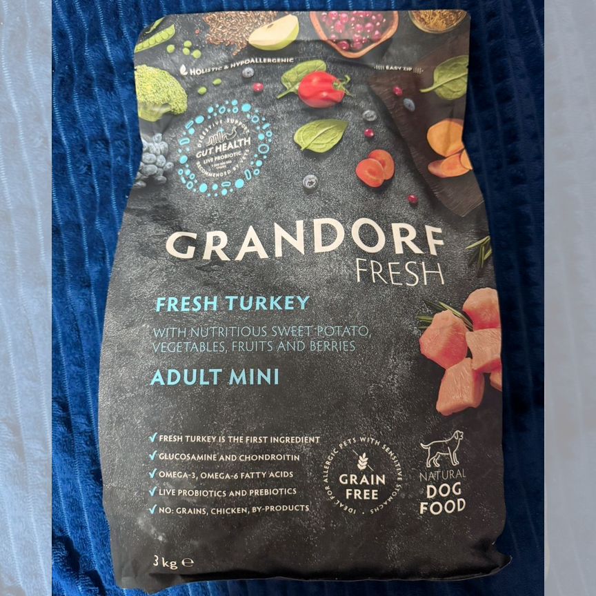 Корм для собак grandorf fresh 3 кг