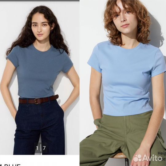 Uniqlo Мини-футболка с короткими рукавами