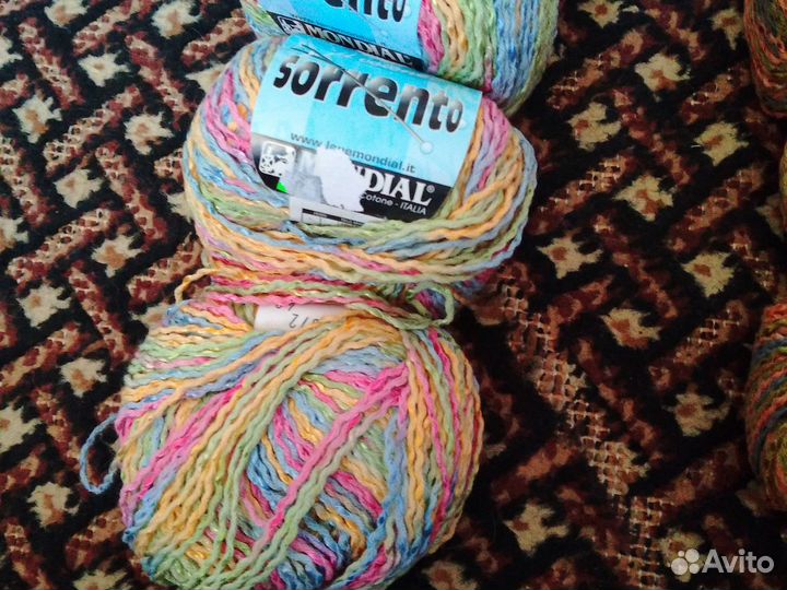 Пряжа для вязания. Mondial