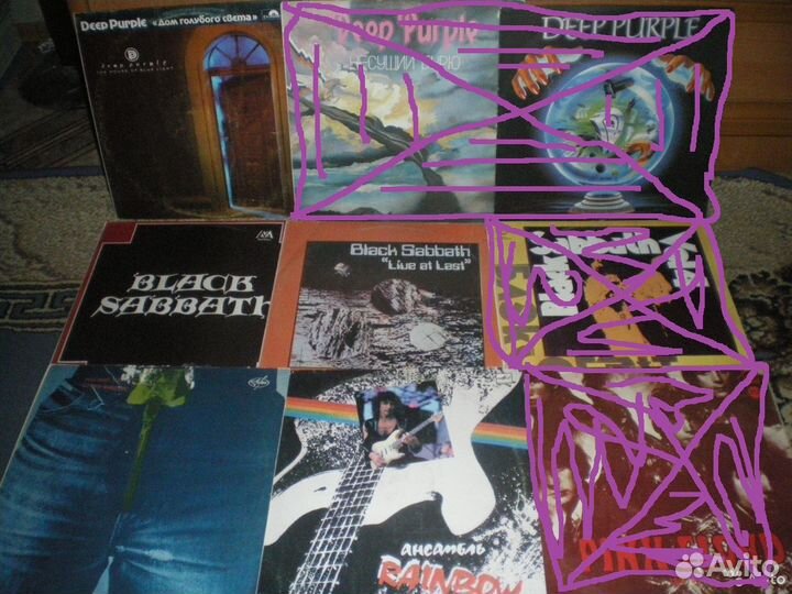 Винил зарубежный рок от