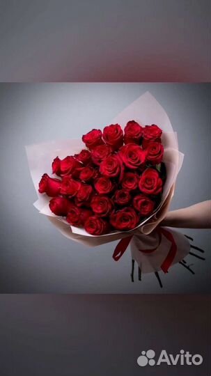 Цветы розы букет