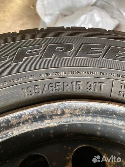 Колеса в сборе r15 зимние 4 100