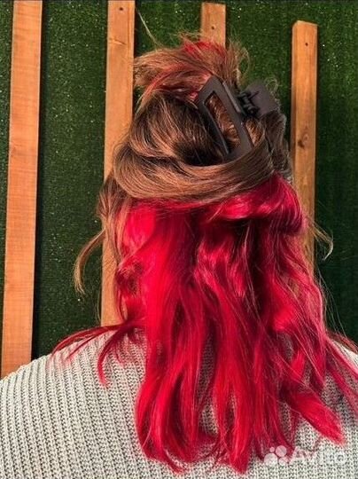 Модель на окрашивание волос