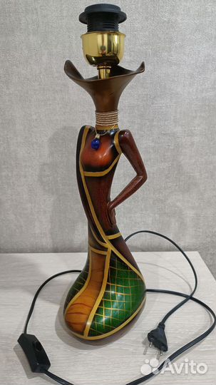 Лампа настольная в этническом стиле