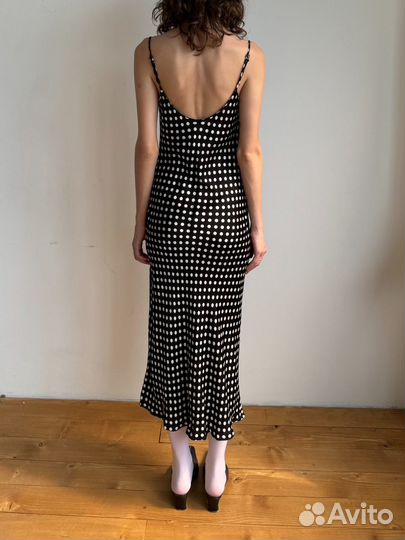 Платье в горошек zara