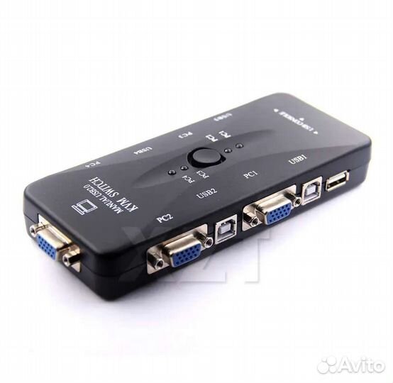 KMV переключатель/свитч VGA 4*1 USB 2.0