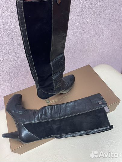 Сапоги кожаные Grey Mer 38