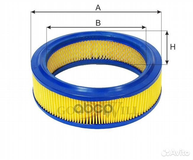 Фильтр воздушный ваз карбюратор (круглый Фильтр
