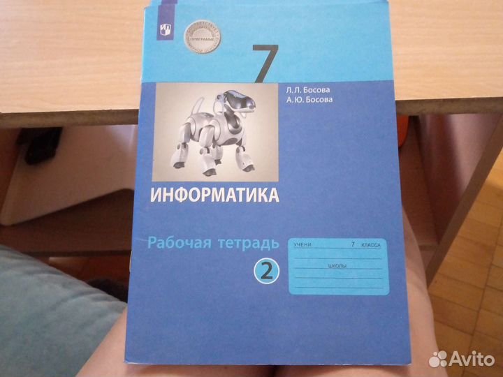 Рабочая тетрадь по информатике 2часть 7, класс