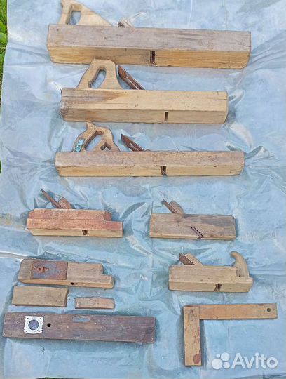 Рубанки старинные деревянные