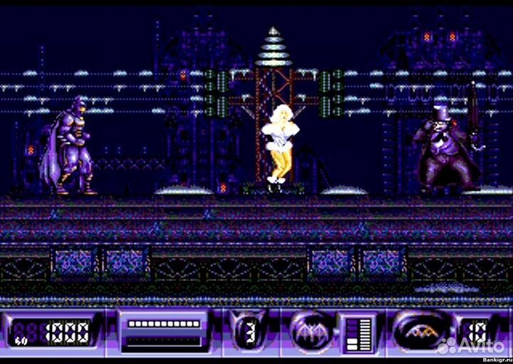 Картридж Sega batman returns