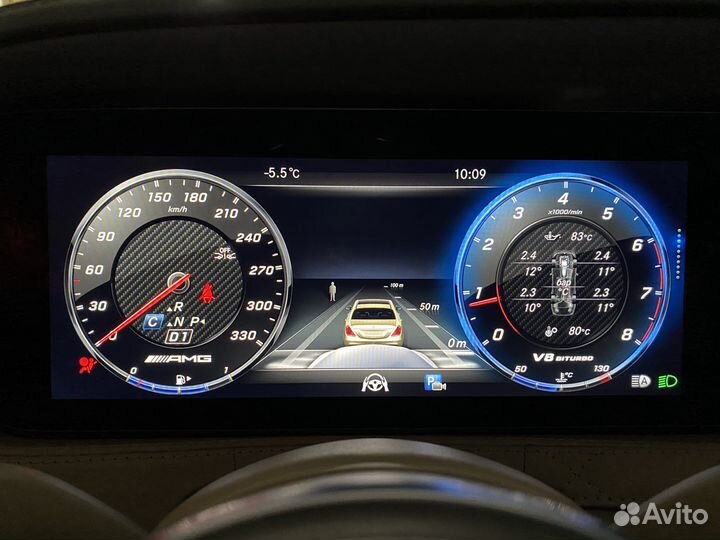 Монитор рестайлинг комплект Mercedes w222 w217