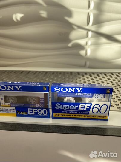 Аудио кассеты sony EF90, EF60 (Запечатанные )