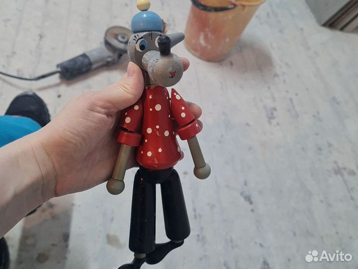 Игрушка СССР волк