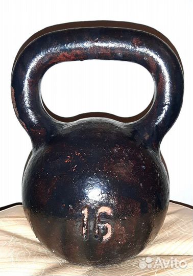 Гиря 16 кг чугунная