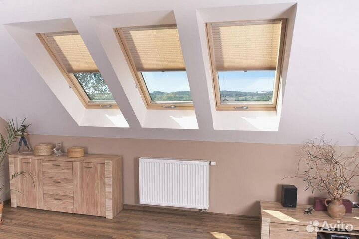 Жалюзи на мансардные окна