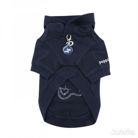 Puppia худи с капюшоном и полосатой лапкой на спин