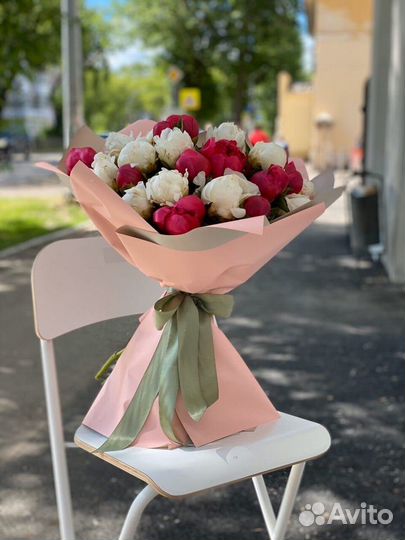 Пионы с доставкой по Перми