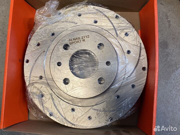 Тормозные диски ваз 2112 R14 перфорация