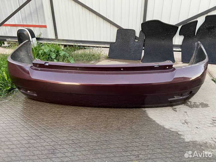 Передний бампер Priora I (дорестайлинг). Портвейн