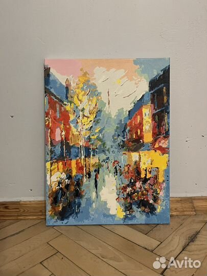 Картины по номерам раскрашенные / холст