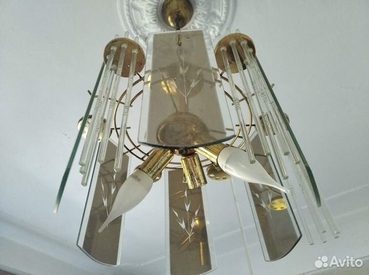 Люстра потолочная бу