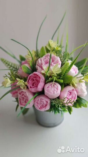 Букет из мыла ручной работы