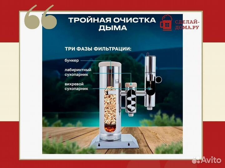 Дымогенератор Меркель (Merkel) 2, 2.5 л