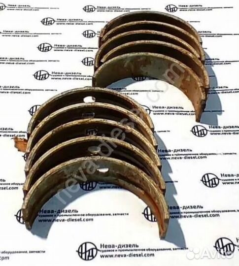 Вкладыши коренные яаз-204