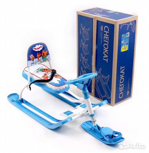 Снегокат Ника Три кота тс4-1-дм/тк