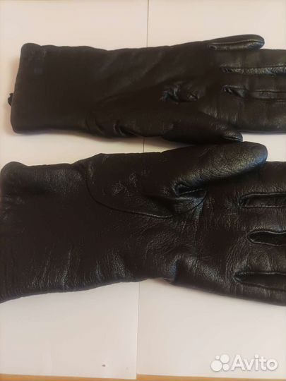 Кожаные перчатки Италия р. 6 1/2