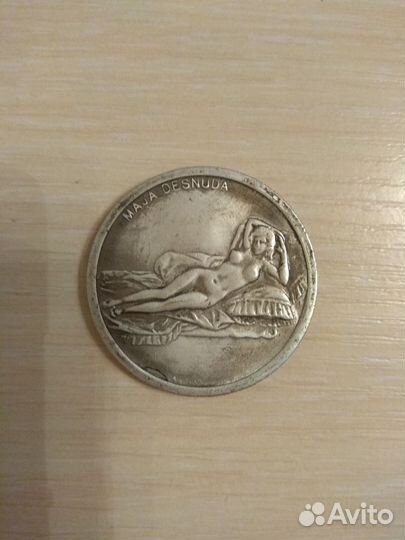 Монета коллекц. посвящёна Леонардо Да Винчи