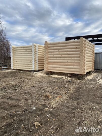 Срубы домов и бань