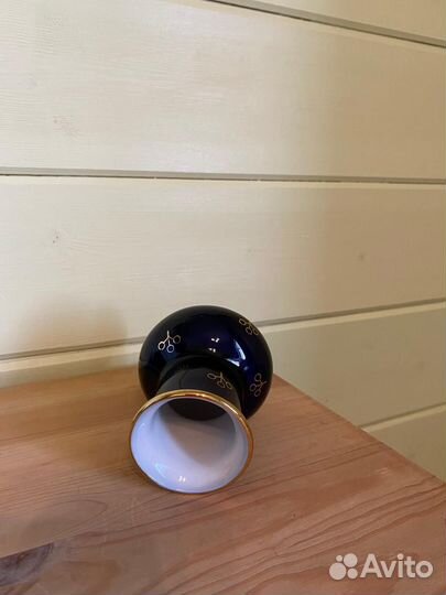 Вазочка cccp лфз конец 1970-х, Кобальт