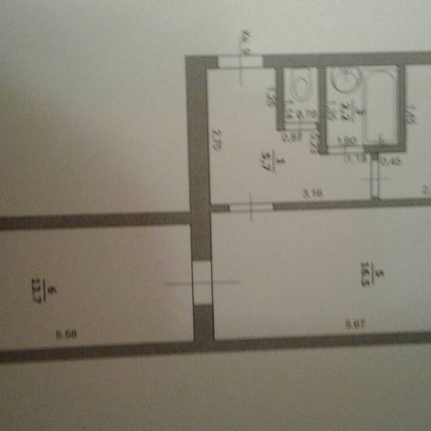 Квартира 44.3 м²